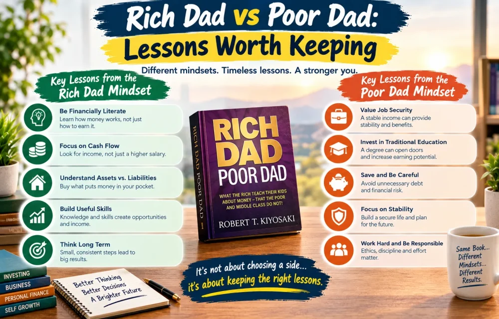 Rich Dad vs Poor Dad lessons worth keeping