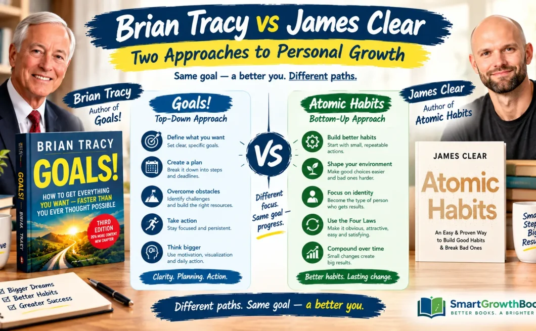 Brian Tracy vs James Clear: Two Approaches to Personal Growth