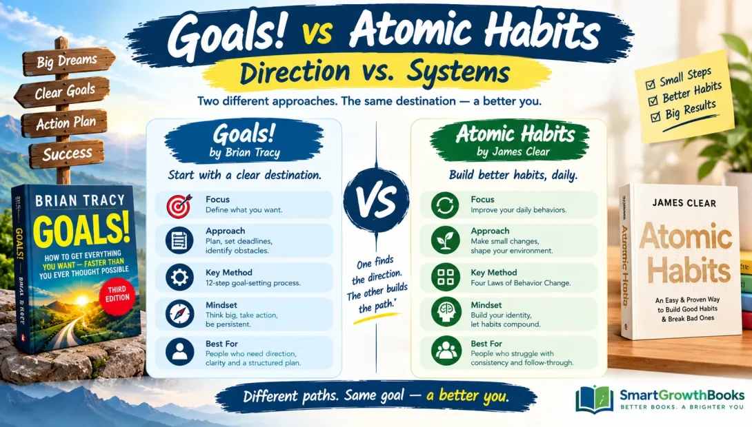 Goals! vs Atomic Habits: Direction vs Systems