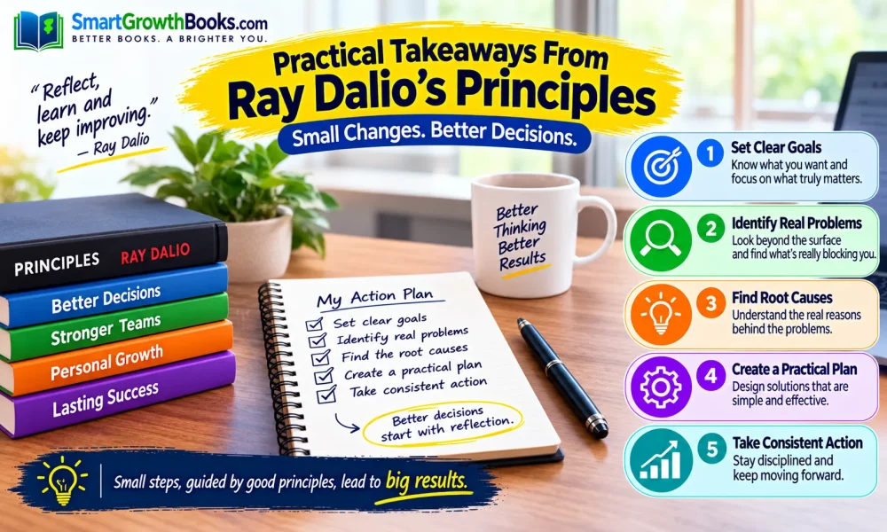 Notebook and checklist representing reflection, decision-making, and putting personal principles into practice.