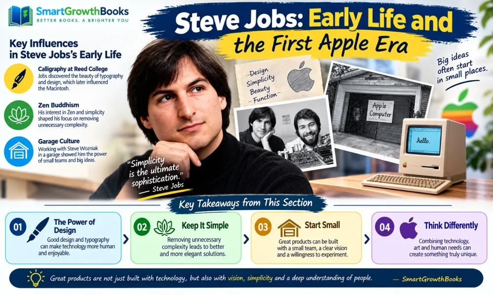 Steve Jobs early life and first Apple era
