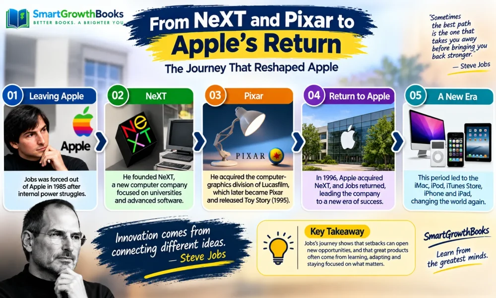 Steve Jobs NeXT Pixar and return to Apple